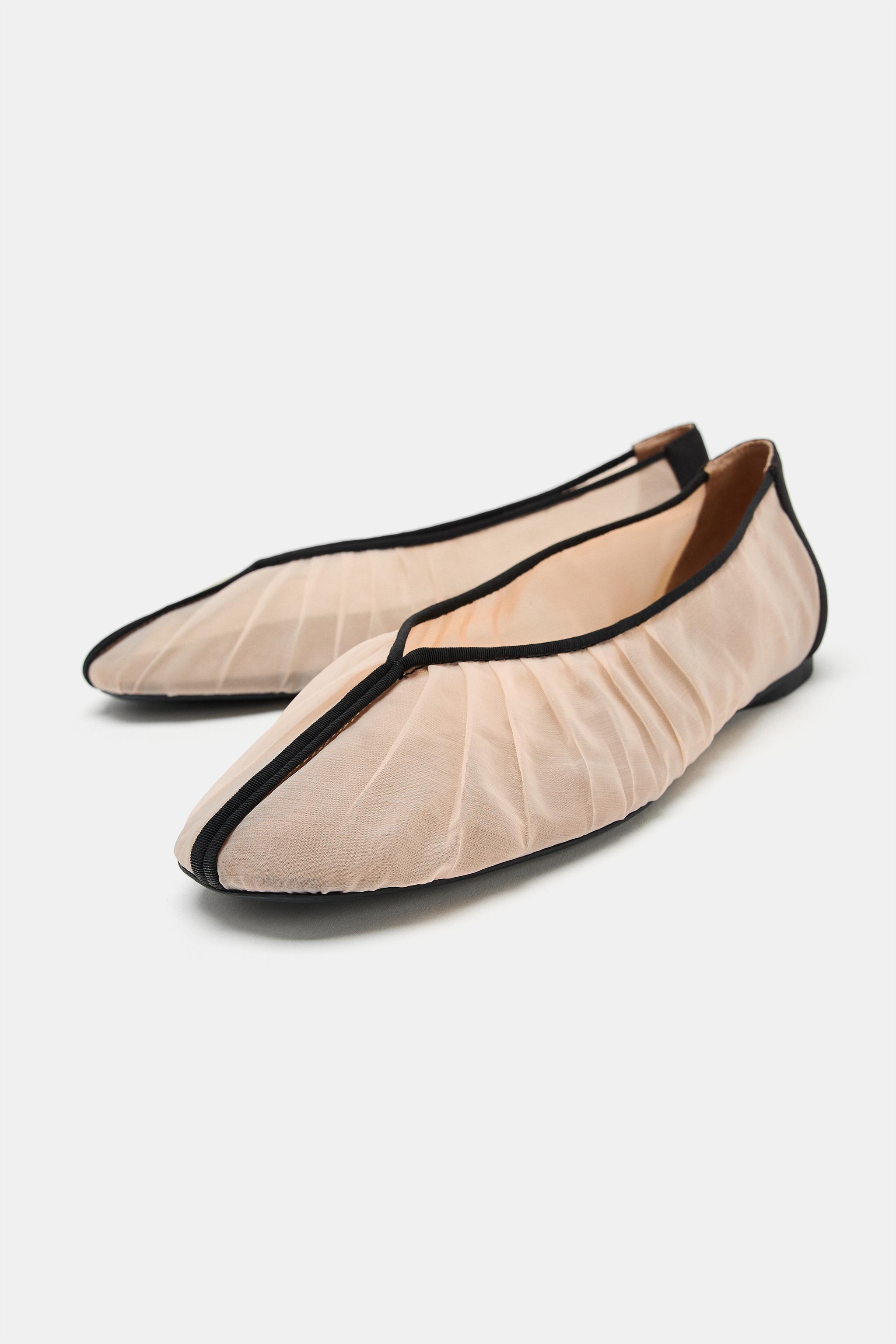 MESH FLAT BALLET FLATS